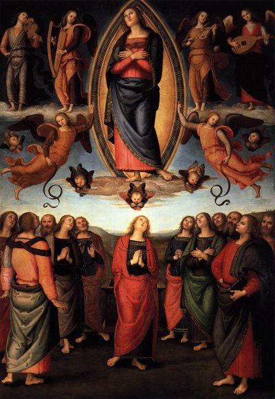 Assunzione di Maria da Pietro Perugino